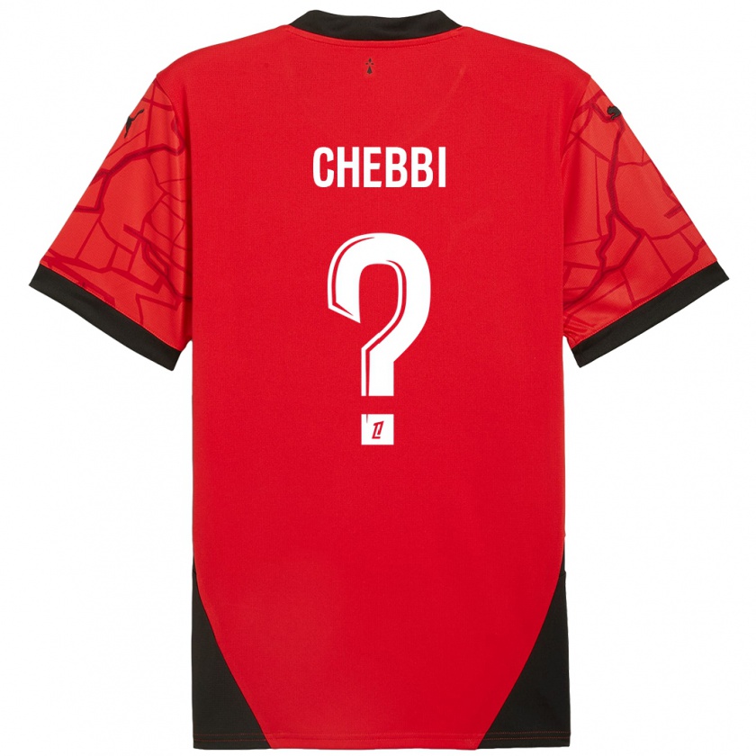 Kandiny Herren Mohamed Chebbi #0 Rot Schwarz Heimtrikot Trikot 2024/25 T-Shirt Österreich