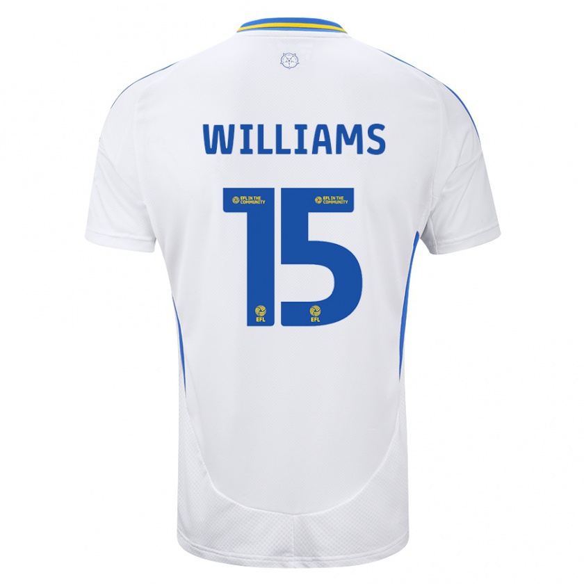 Kandiny Herren Paige Williams #15 Weiß Blau Heimtrikot Trikot 2024/25 T-Shirt Österreich