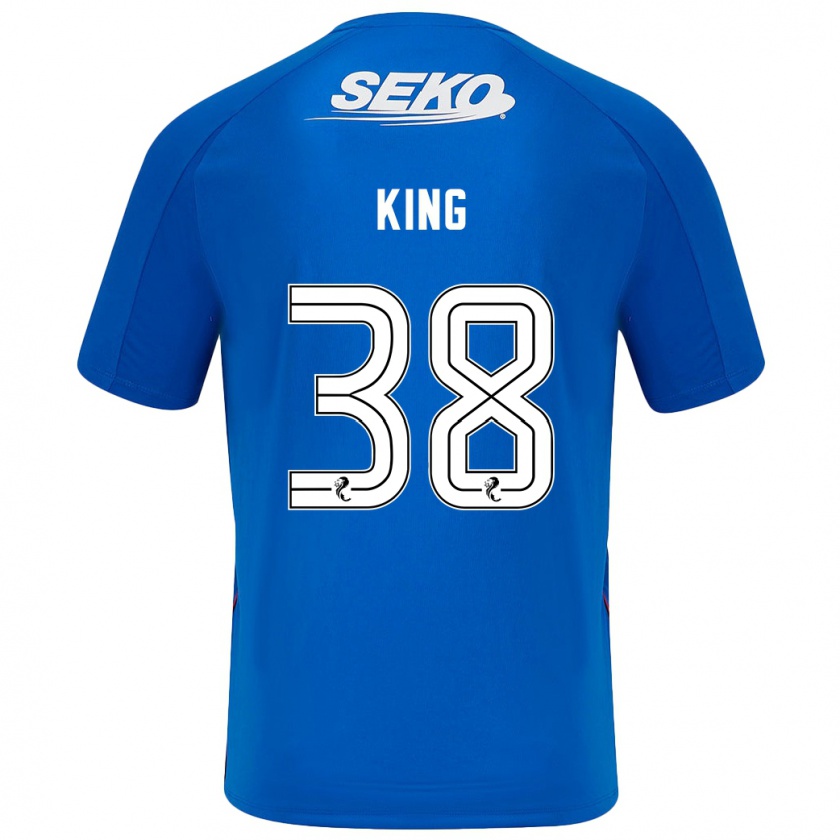 Kandiny Uomo Maglia Leon King #38 Blu Scuro Kit Gara Home 2024/25 Maglietta