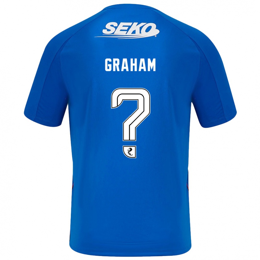 Kandiny Uomo Maglia James Graham #0 Blu Scuro Kit Gara Home 2024/25 Maglietta