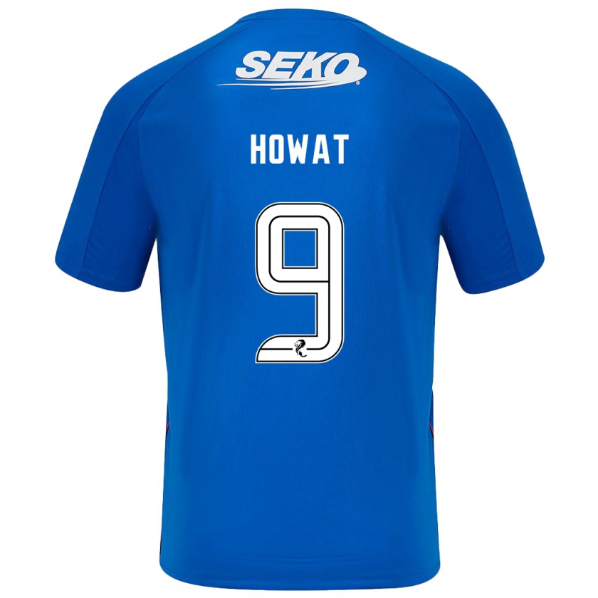 Kandiny Uomo Maglia Kirsty Howat #9 Blu Scuro Kit Gara Home 2024/25 Maglietta