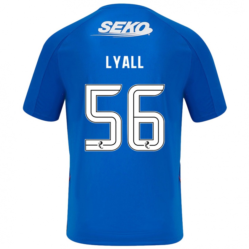 Kandiny Uomo Maglia Arron Lyall #56 Blu Scuro Kit Gara Home 2024/25 Maglietta