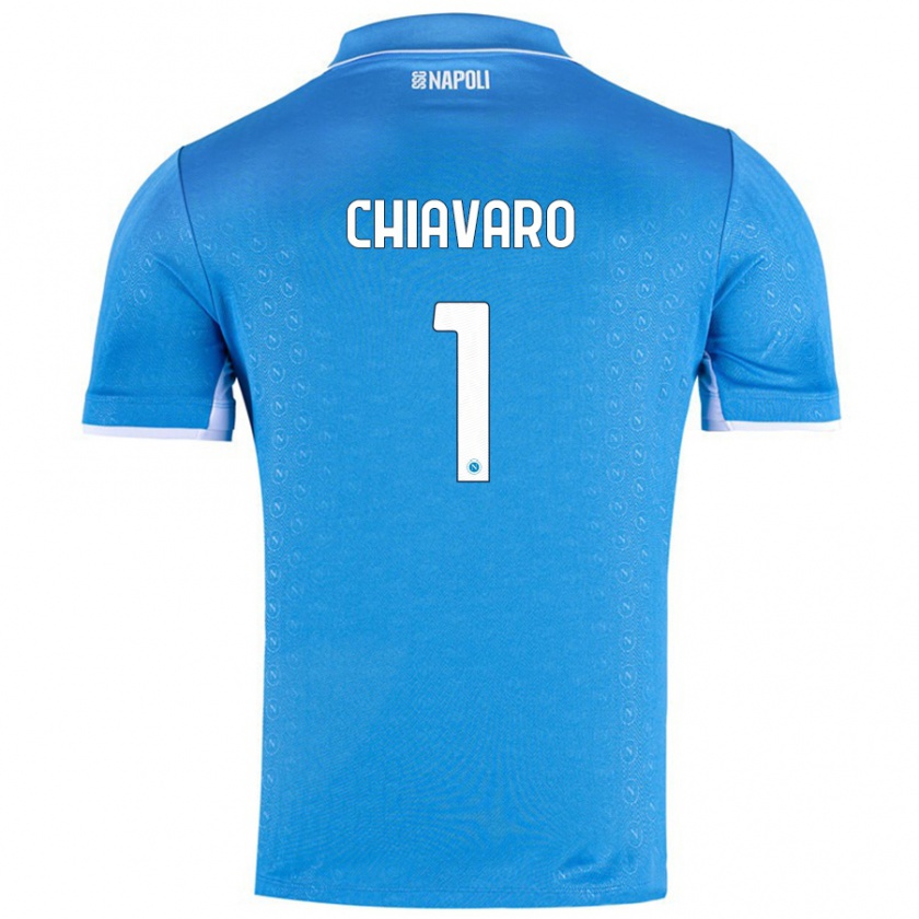 Kandiny Uomo Maglia Kelly Chiavaro #1 Azzurro Cielo Kit Gara Home 2024/25 Maglietta