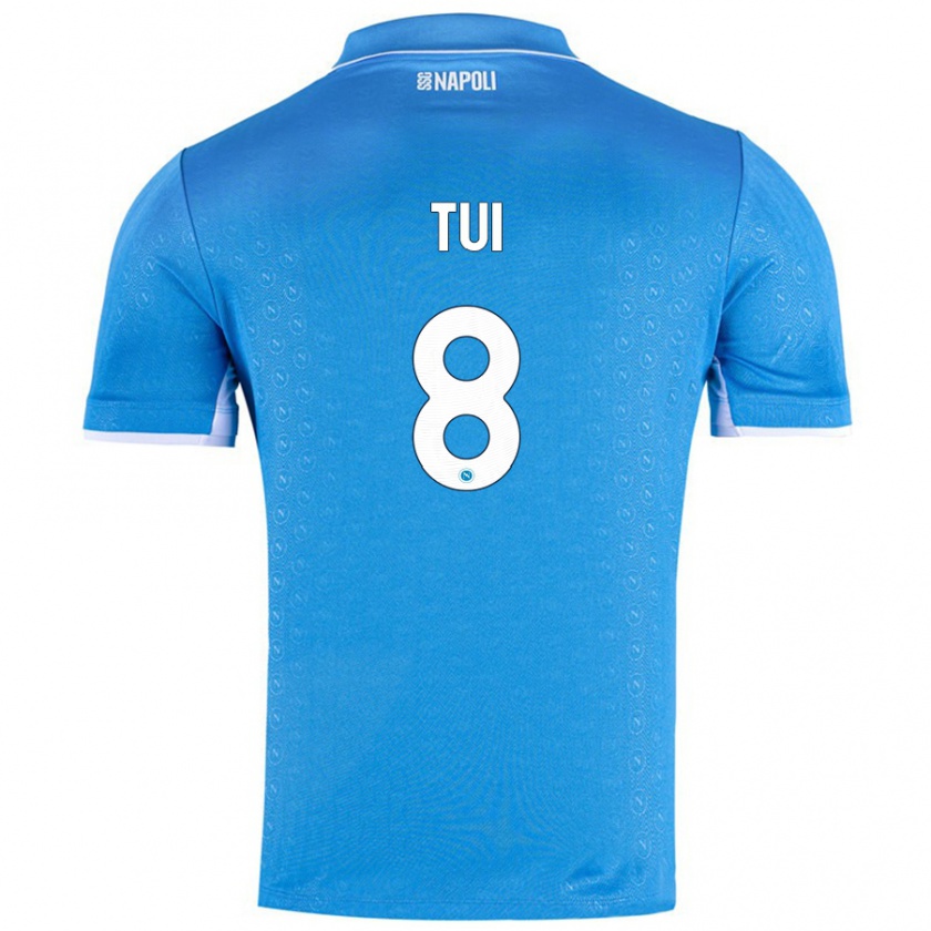 Kandiny Uomo Maglia Sara Tui #8 Azzurro Cielo Kit Gara Home 2024/25 Maglietta