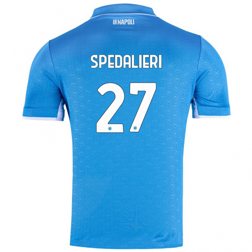 Kandiny Herren Johnatan Andrea Spedalieri #27 Himmelblau Heimtrikot Trikot 2024/25 T-Shirt Österreich