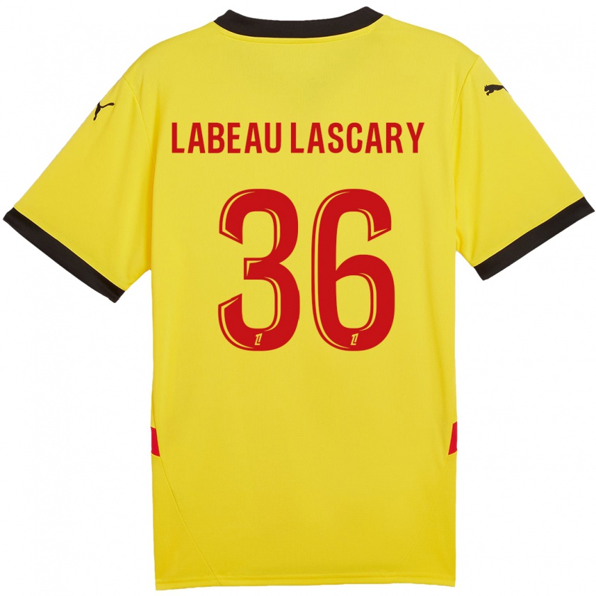 KandinyメンズRémy Labeau Lascary#36黄 赤ホームシャツ2024/25ジャージーユニフォーム