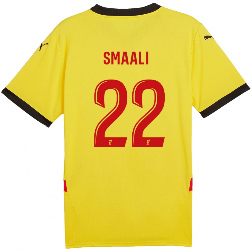 Kandiny Uomo Maglia Emma Smaali #22 Giallo Rosso Kit Gara Home 2024/25 Maglietta