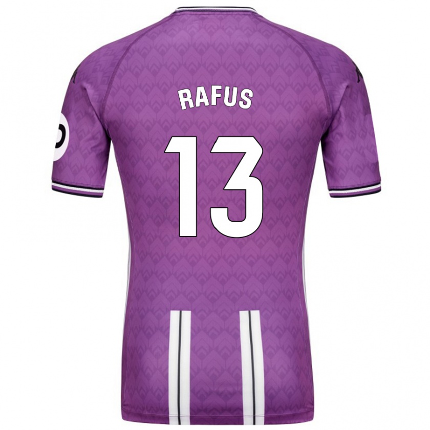 Kandiny Herren Arnau Rafús #13 Violett Weiß Heimtrikot Trikot 2024/25 T-Shirt Österreich