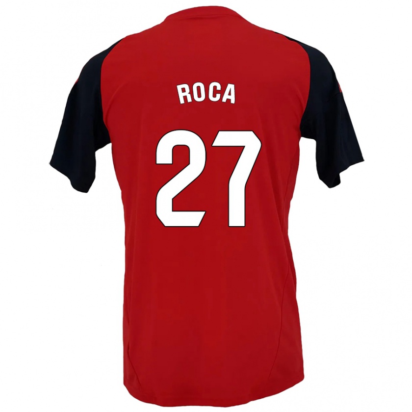 Kandiny Herren Joel Roca #27 Rot Schwarz Heimtrikot Trikot 2024/25 T-Shirt Österreich