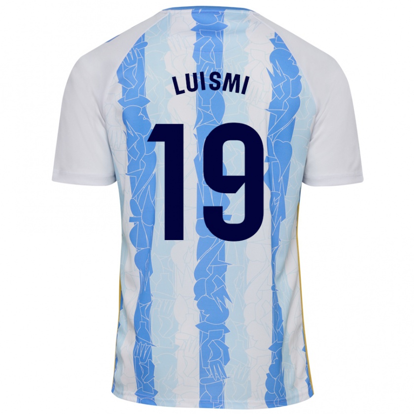 Kandiny Heren Luismi Sánchez #19 Wit Blauw Thuisshirt Thuistenue 2024/25 T-Shirt