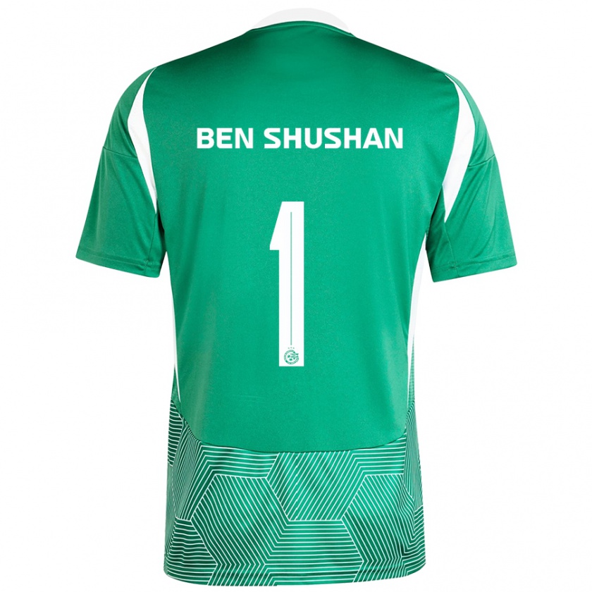 Kandiny Uomo Maglia Ori Ben Shushan #1 Verde Bianco Kit Gara Home 2024/25 Maglietta