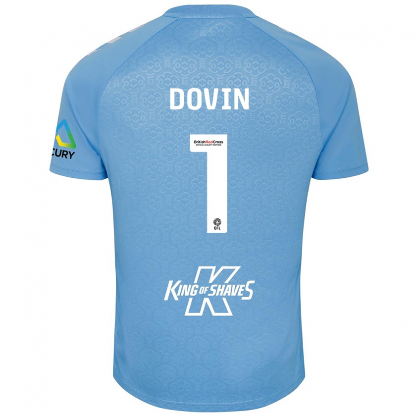 Kandiny Heren Oliver Dovin #1 Blauw Wit Thuisshirt Thuistenue 2024/25 T-Shirt