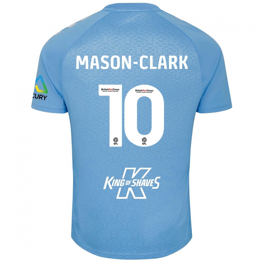 Kandiny Herren Ephron Mason-Clark #10 Blau Weiß Heimtrikot Trikot 2024/25 T-Shirt Österreich