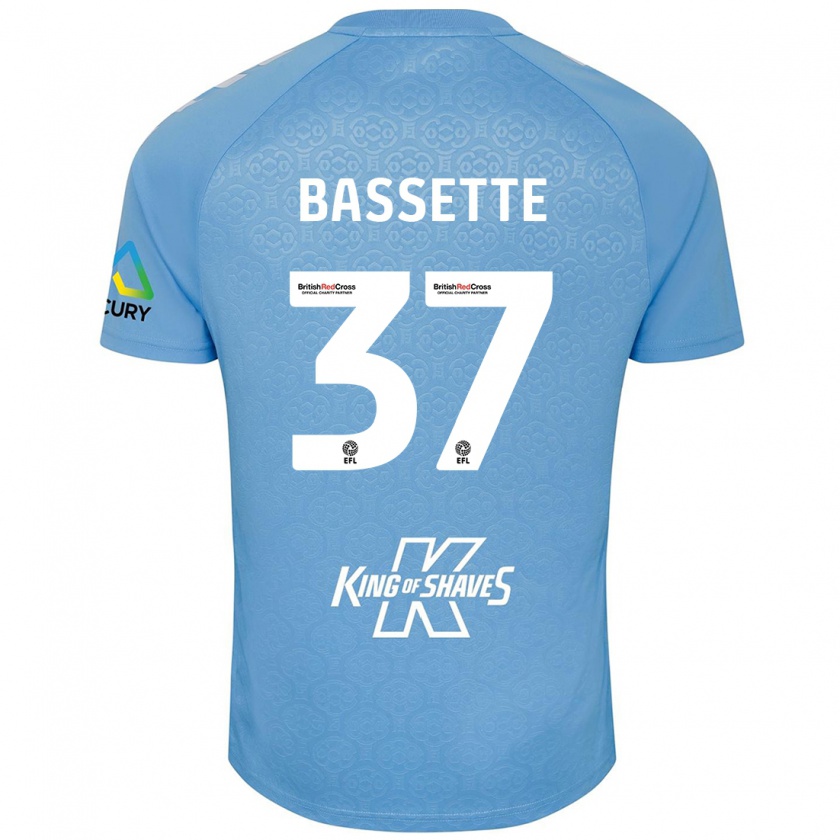 Kandiny Heren Norman Bassette #37 Blauw Wit Thuisshirt Thuistenue 2024/25 T-Shirt