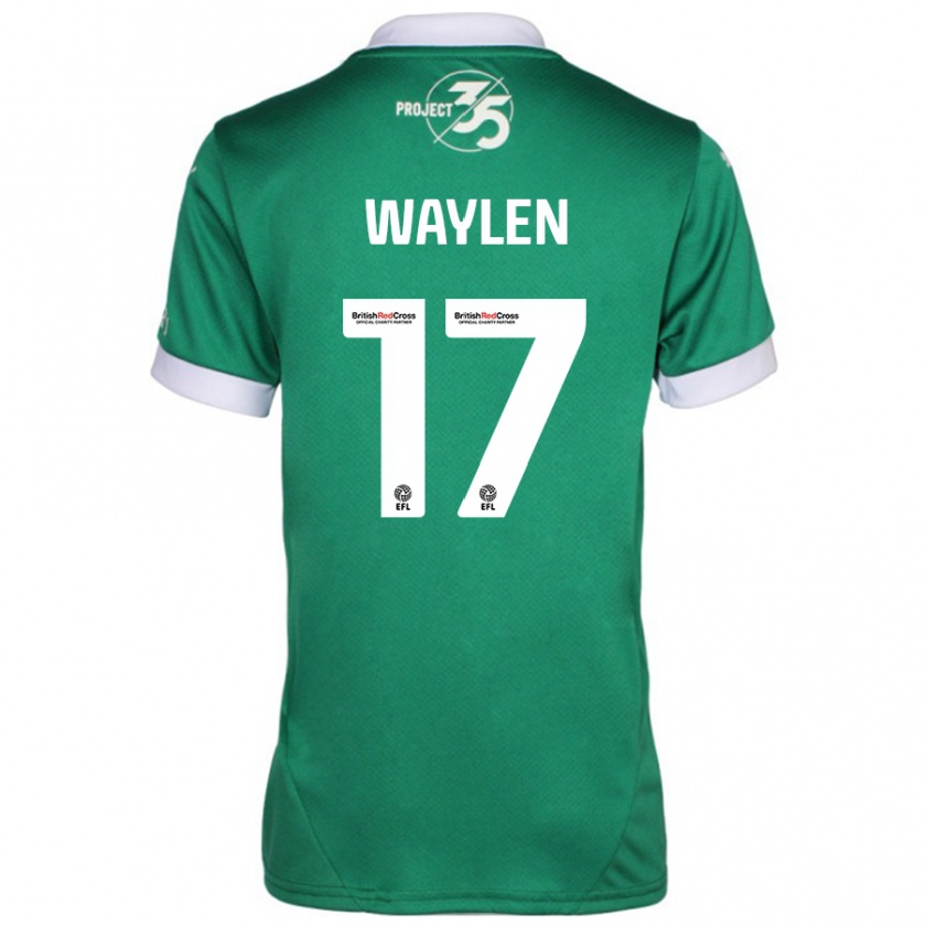 Kandiny Heren Libby Waylen #17 Groen Wit Thuisshirt Thuistenue 2024/25 T-Shirt