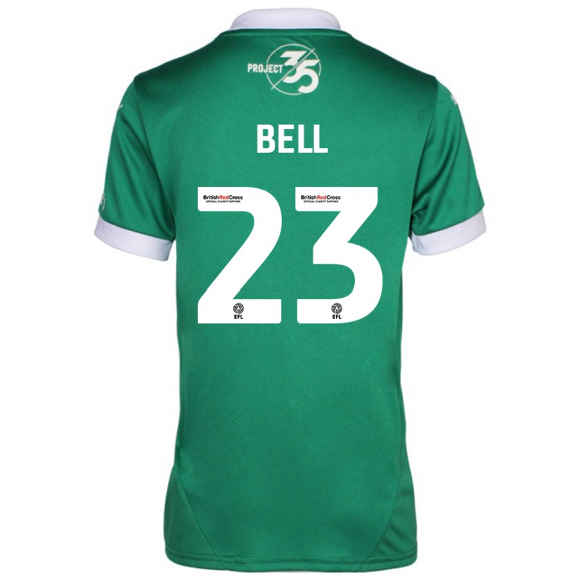 Kandiny Herren Katelyn Bell #23 Grün Weiß Heimtrikot Trikot 2024/25 T-Shirt Österreich