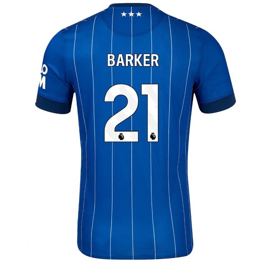 Kandiny Herren Maisy Barker #21 Marineblau Heimtrikot Trikot 2024/25 T-Shirt Österreich