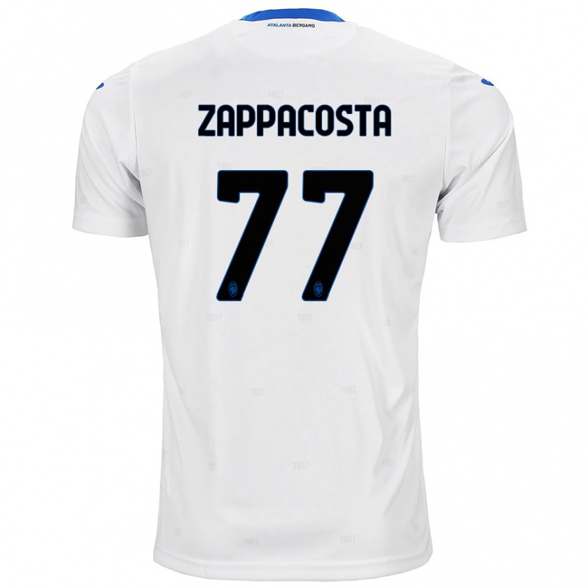 Kandiny Heren Davide Zappacosta #77 Wit Uitshirt Uittenue 2024/25 T-Shirt