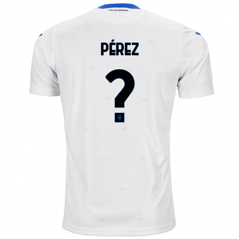 Kandiny Heren David Pérez #0 Wit Uitshirt Uittenue 2024/25 T-Shirt