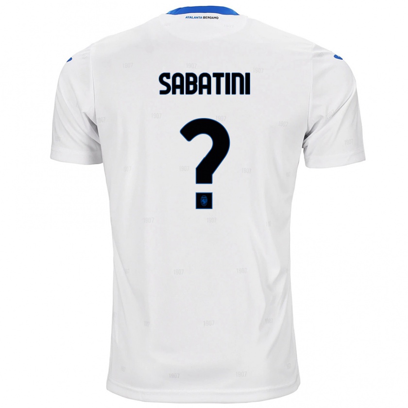 KandinyメンズCarlo Sabatini#0白アウェイシャツ2024/25ジャージーユニフォーム