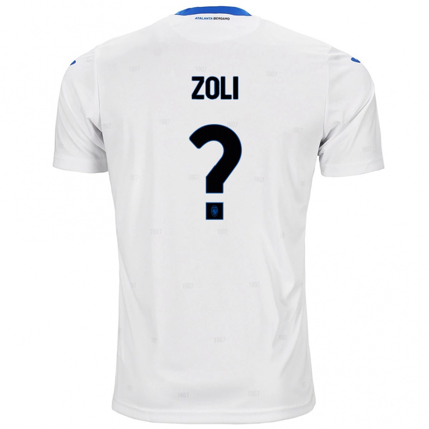 Kandiny Uomo Maglia Jacopo Zoli #0 Bianco Kit Gara Away 2024/25 Maglietta