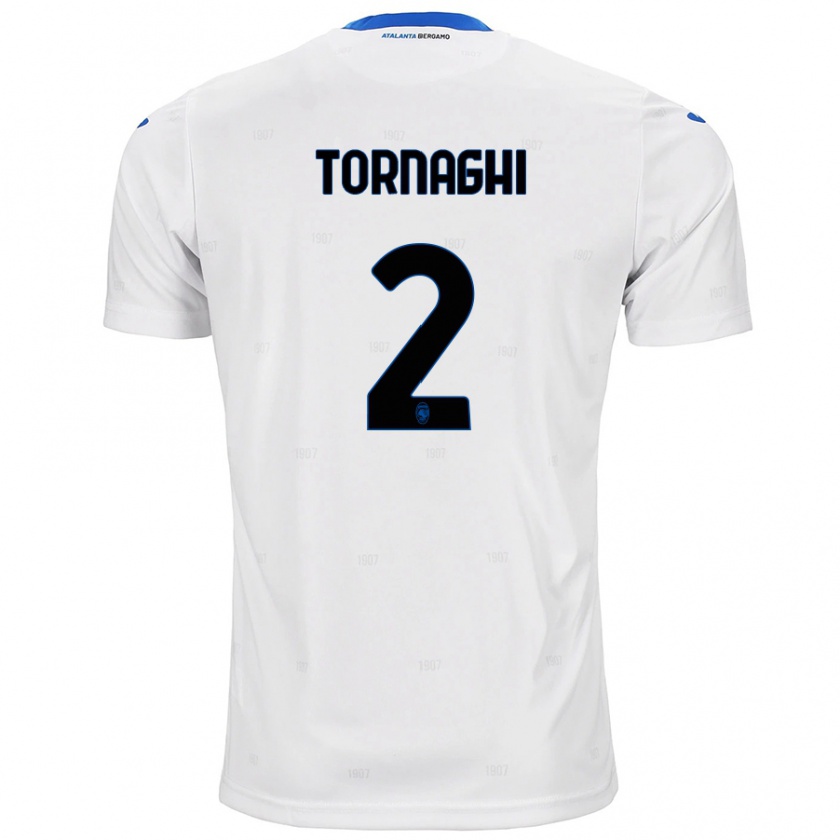 Kandiny Herren Pietro Tornaghi #2 Weiß Auswärtstrikot Trikot 2024/25 T-Shirt Österreich