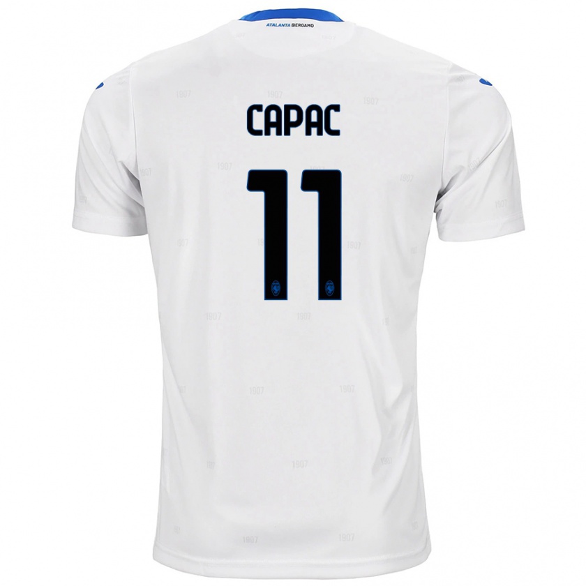 Kandiny Heren Alexandru Capac #11 Wit Uitshirt Uittenue 2024/25 T-Shirt