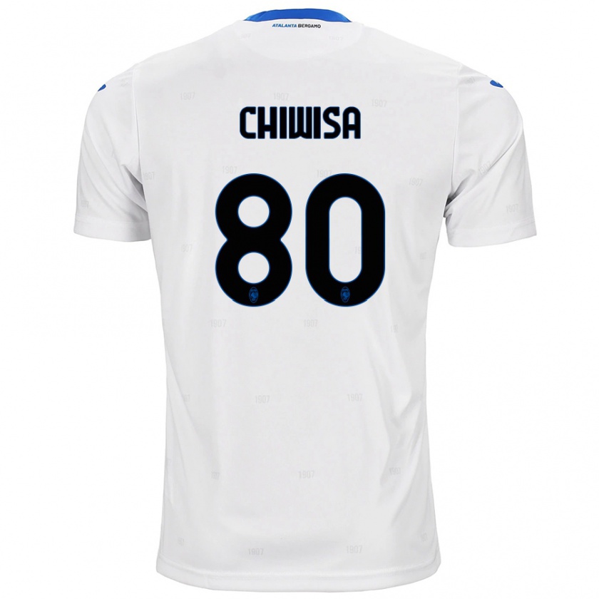 Kandiny Heren Mannah Chiwisa #80 Wit Uitshirt Uittenue 2024/25 T-Shirt