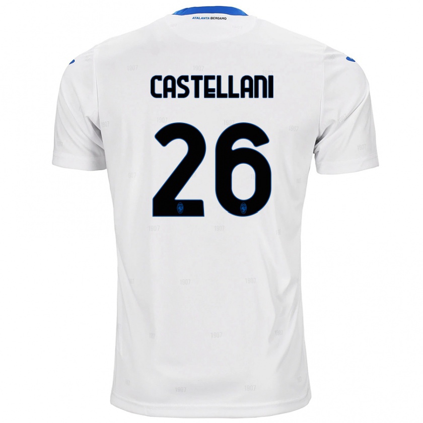 Kandiny Herren Eleonora Castellani #26 Weiß Auswärtstrikot Trikot 2024/25 T-Shirt Österreich