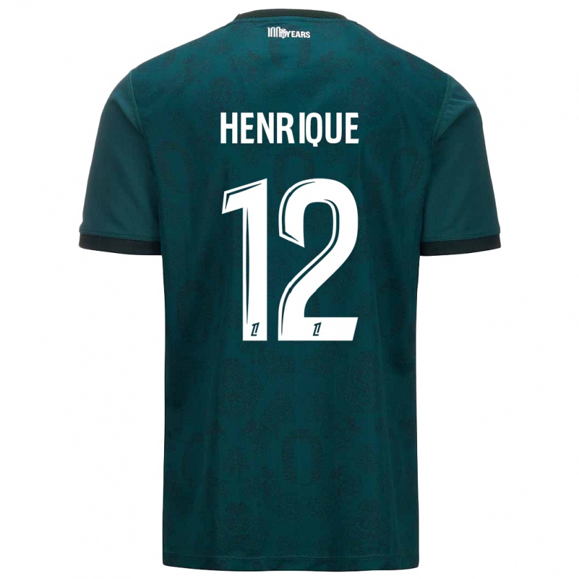 Kandiny Hombre Camiseta Caio Henrique #12 Verde Oscuro 2ª Equipación 2024/25 La Camisa