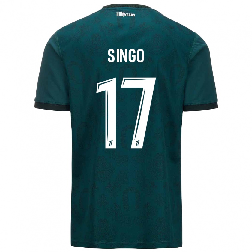 Kandiny Heren Wilfried Singo #17 Donkergroen Uitshirt Uittenue 2024/25 T-Shirt België