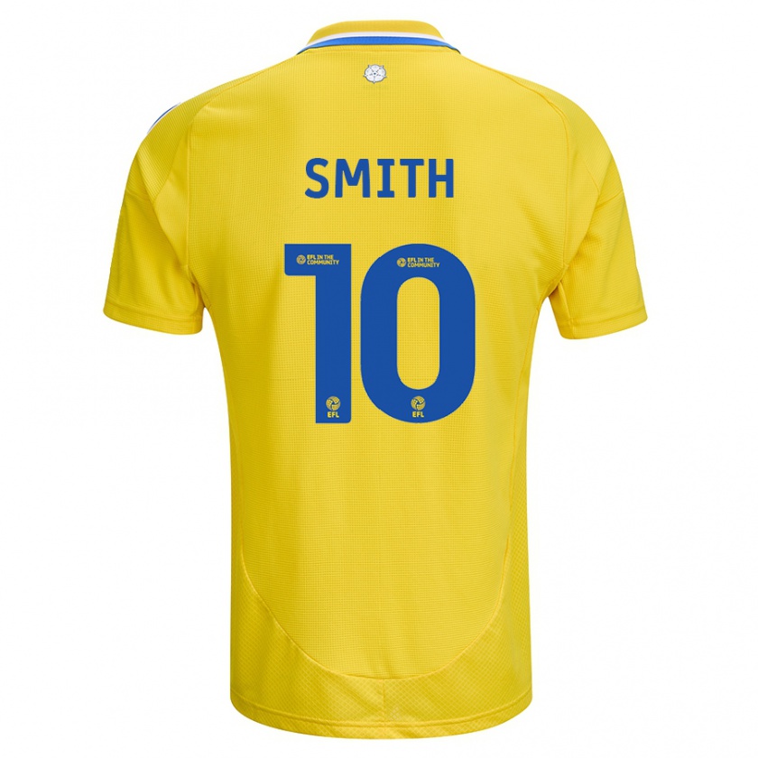 Kandiny Herren Kathryn Smith #10 Gelb Blau Auswärtstrikot Trikot 2024/25 T-Shirt Österreich