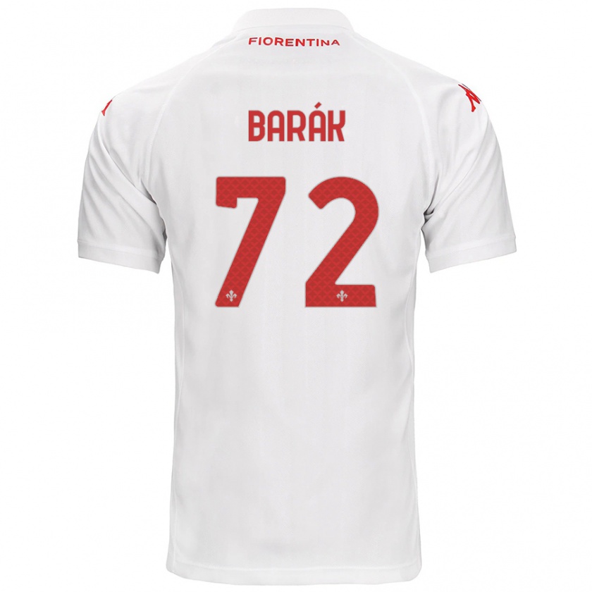 Kandiny Herren Antonín Barák #72 Weiß Auswärtstrikot Trikot 2024/25 T-Shirt Österreich