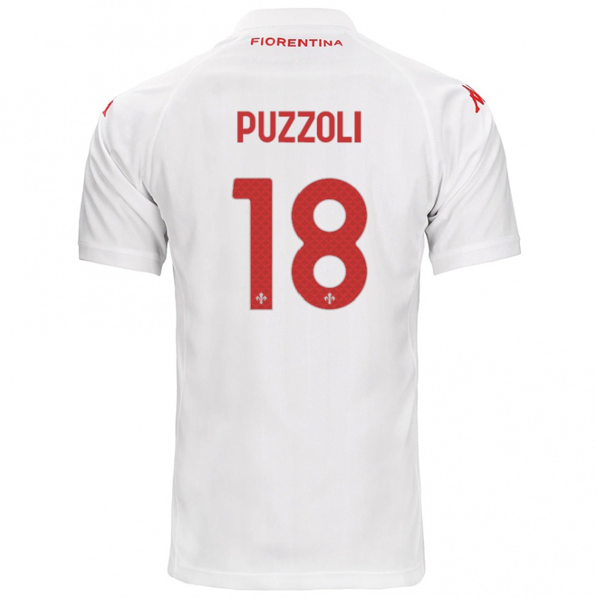 Kandiny Heren Giorgio Puzzoli #18 Wit Uitshirt Uittenue 2024/25 T-Shirt