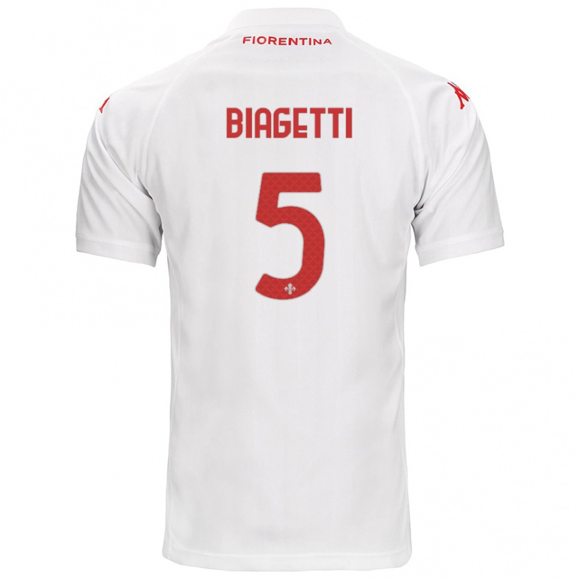 Kandiny Herren Christian Biagetti #5 Weiß Auswärtstrikot Trikot 2024/25 T-Shirt Österreich