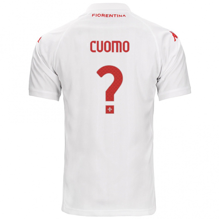 Kandiny Heren Raffaele Cuomo #0 Wit Uitshirt Uittenue 2024/25 T-Shirt