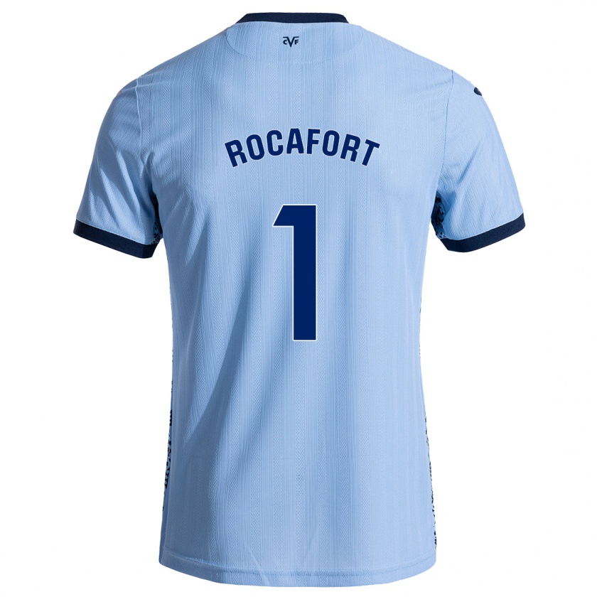 Kandiny Hombre Camiseta Rodrigo Rocafort #1 Azul Cielo 2ª Equipación 2024/25 La Camisa México