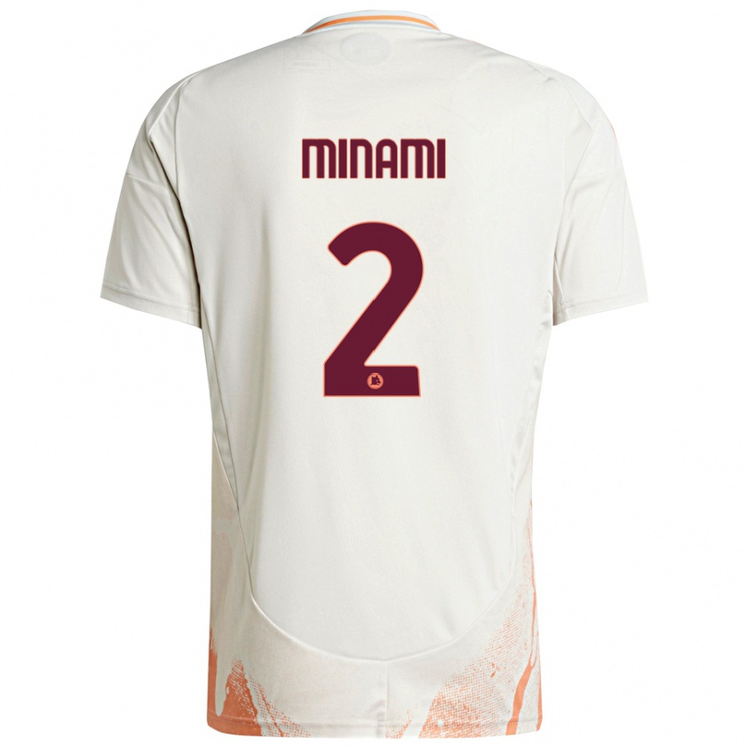 Kandiny Homem Camisola Moeka Minami #2 Creme Branco Laranja Alternativa 2024/25 Camisa Brasil