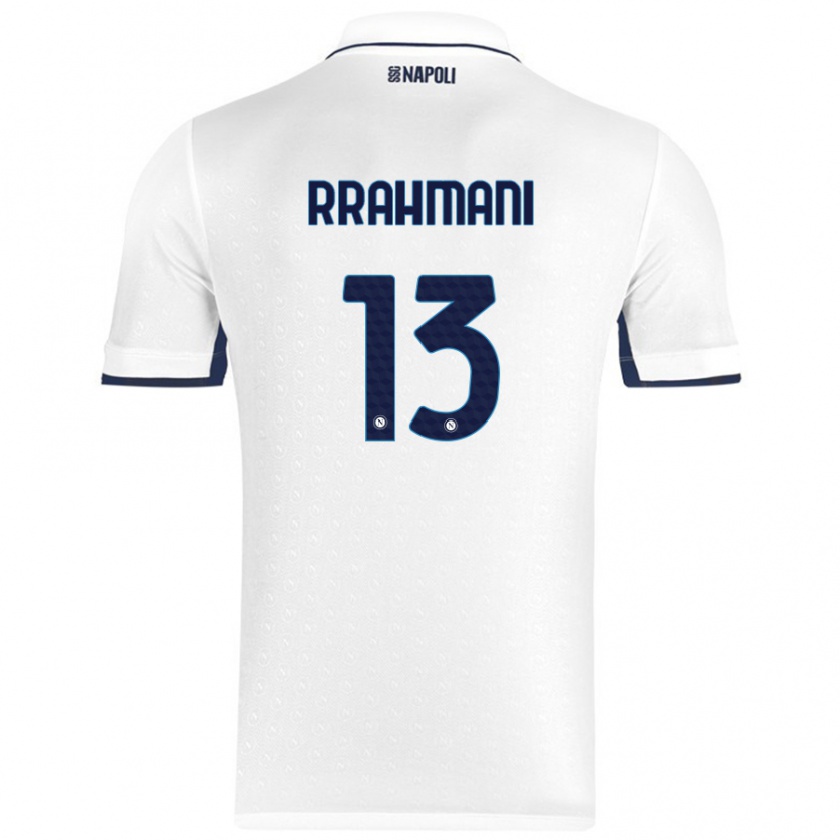 Kandiny Herren Amir Rrahmani #13 Weiß Königsblau Auswärtstrikot Trikot 2024/25 T-Shirt Österreich