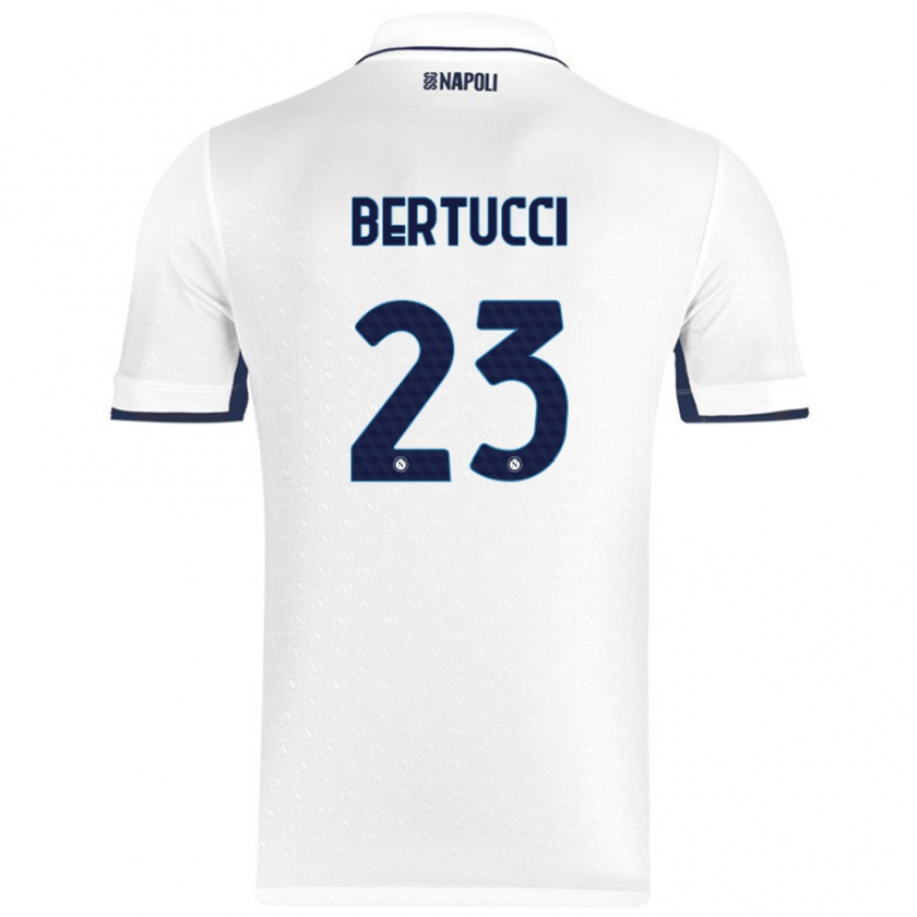 Kandiny Herren Sofia Bertucci #23 Weiß Königsblau Auswärtstrikot Trikot 2024/25 T-Shirt Österreich