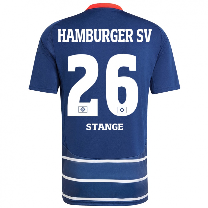 Kandiny Herren Otto Stange #26 Dunkelblau Auswärtstrikot Trikot 2024/25 T-Shirt Österreich