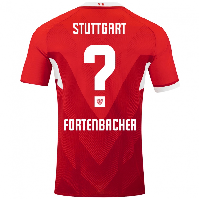 Kandiny Herren Jannik Fortenbacher #0 Rot Weiß Auswärtstrikot Trikot 2024/25 T-Shirt Österreich