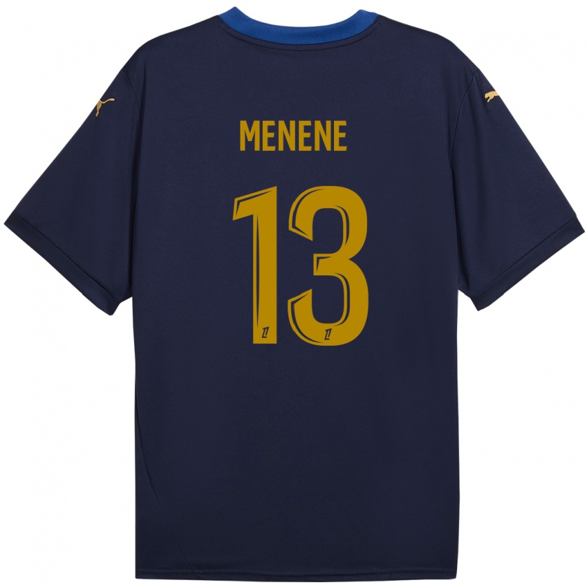 Kandiny Heren Meyong Menene #13 Marineblauw Goud Uitshirt Uittenue 2024/25 T-Shirt