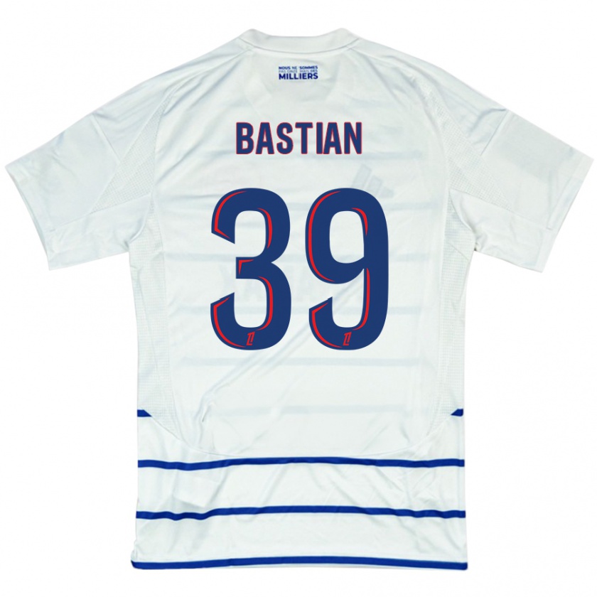 Kandiny Herren Maxime Bastian #39 Weiß Blau Auswärtstrikot Trikot 2024/25 T-Shirt Österreich