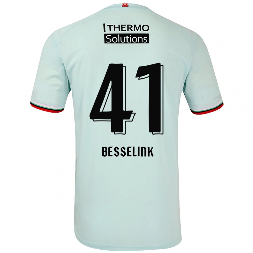 Kandiny Heren Gijs Besselink #41 Lichtgroen Uitshirt Uittenue 2024/25 T-Shirt