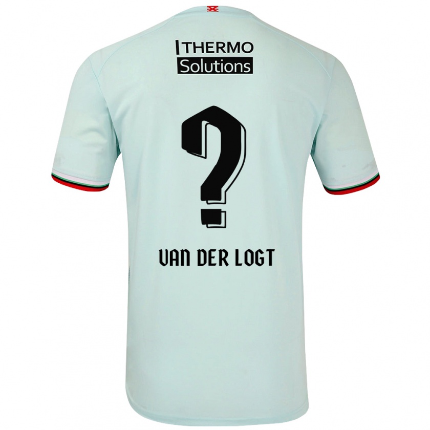 Kandiny Heren Jim Van Der Logt #0 Lichtgroen Uitshirt Uittenue 2024/25 T-Shirt