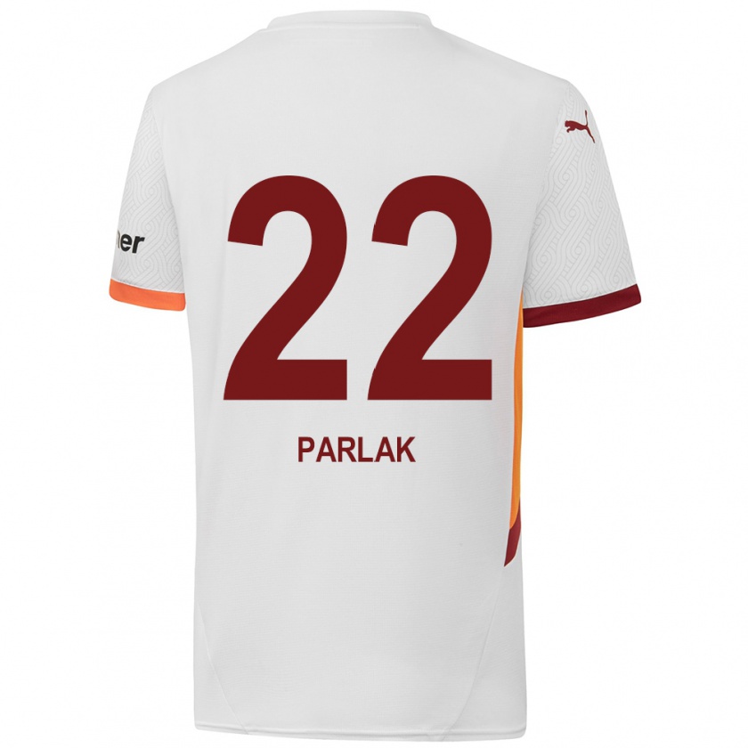 Kandiny Herren Nazlıcan Parlak #22 Weiß Gelb Rot Auswärtstrikot Trikot 2024/25 T-Shirt Österreich