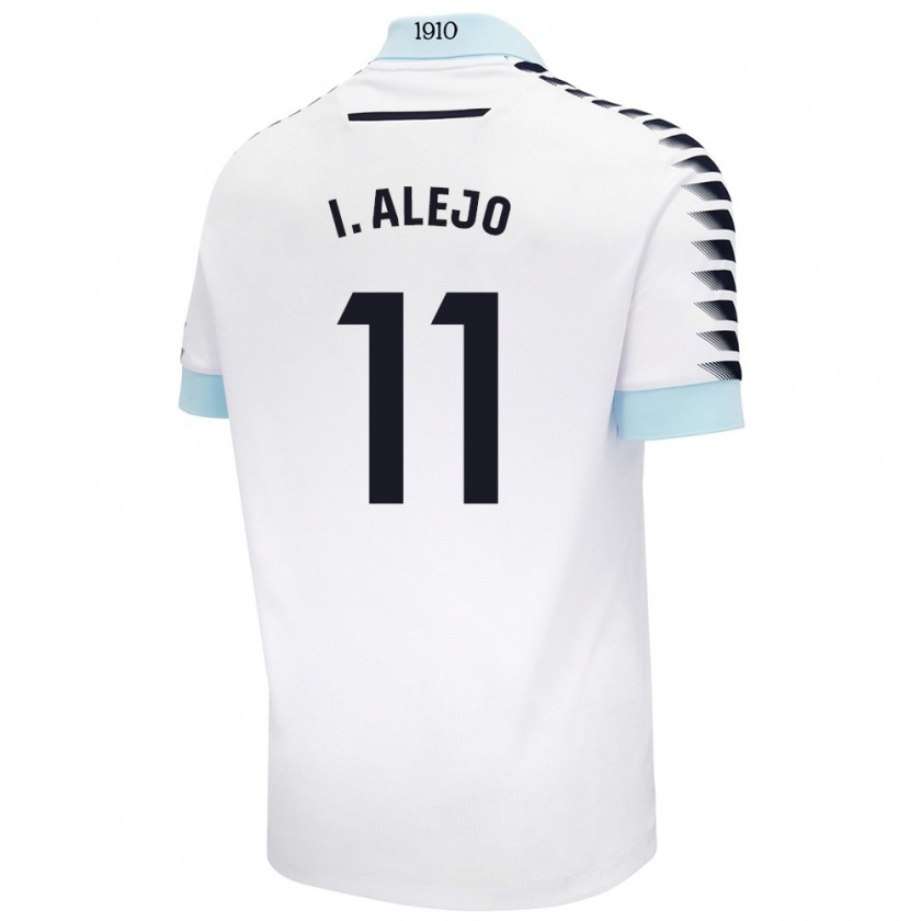 Kandiny Heren Iván Alejo #11 Wit Blauw Uitshirt Uittenue 2024/25 T-Shirt