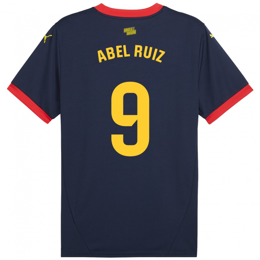 Kandiny Heren Abel Ruiz #9 Marineblauw Uitshirt Uittenue 2024/25 T-Shirt België