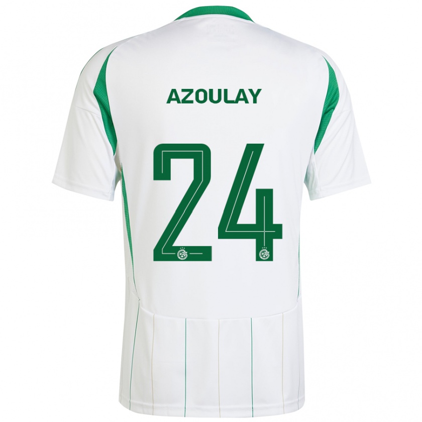 Kandiny Heren Ethane Azoulay #24 Witgroen Uitshirt Uittenue 2024/25 T-Shirt